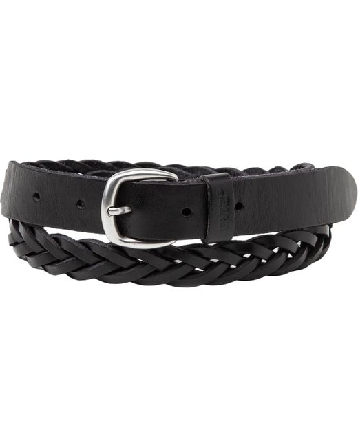 Levi's® Ремень Leather Braided Belt черный 90 см