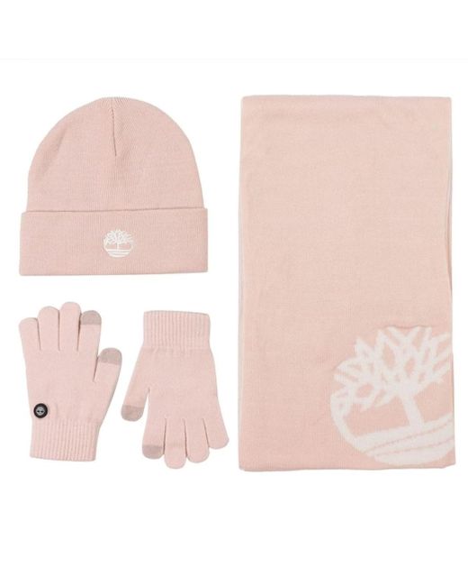 Timberland Комплект шапка шарф и перчатки