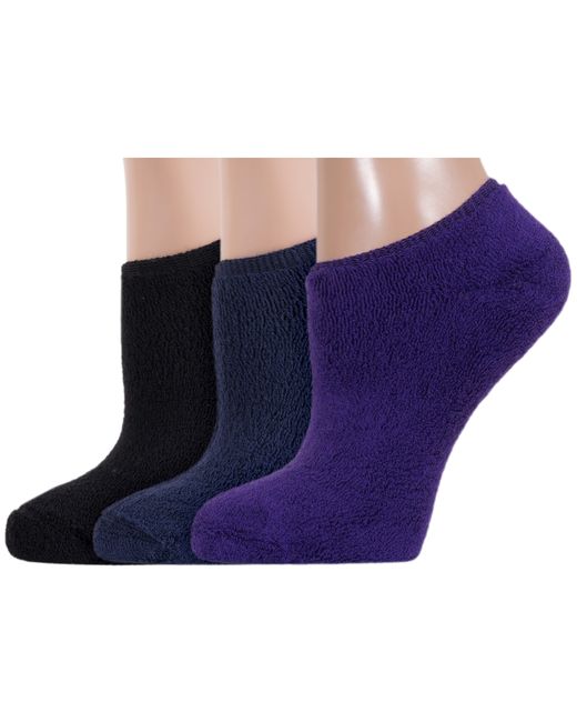 Хох Комплект носков женских 3-GZ-3R9 черных фиолетовых синих