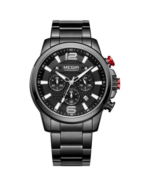 Megir Наручные часы MS2156G черные