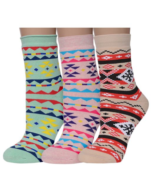 Хох Комплект носков женских 3-GZ-3RM разноцветных
