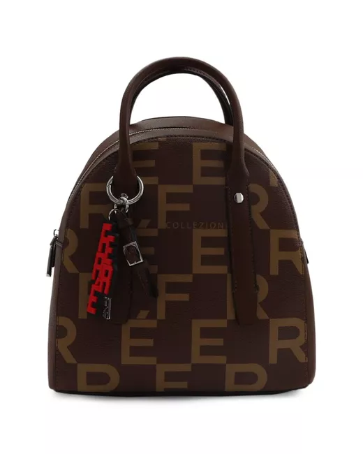 FERRE Collezioni Сумка-рюкзак коричневая 27х11х25 см