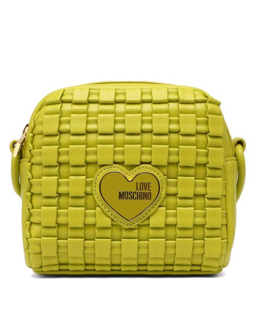Love Moschino Сумка 190104010201 желто-зеленая