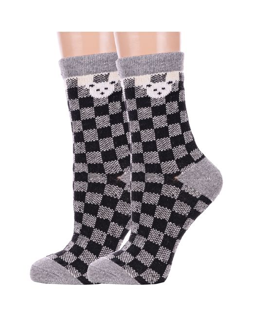 Hobby Line Комплект носков женских 2-Нжа6198-09-02 серых 2 пары
