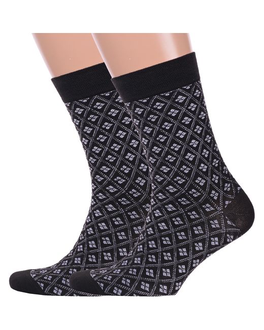 Hobby Line Комплект носков мужских 2-Нм061-05 черных 2 пары