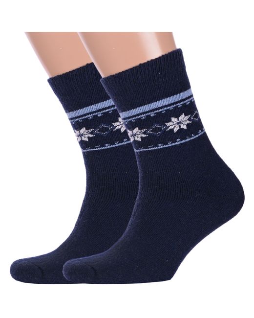Hobby Line Комплект носков мужских 2-Нмвмв6365 синих 2 пары