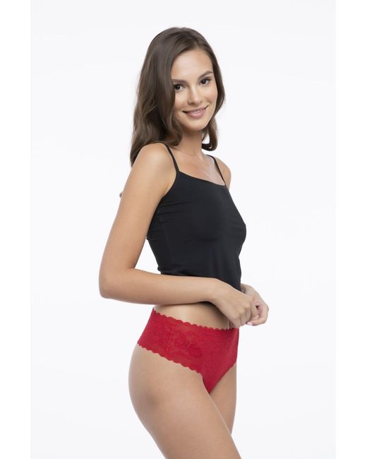 Julimex Трусики-стринги Bellie с высокой линией талии
