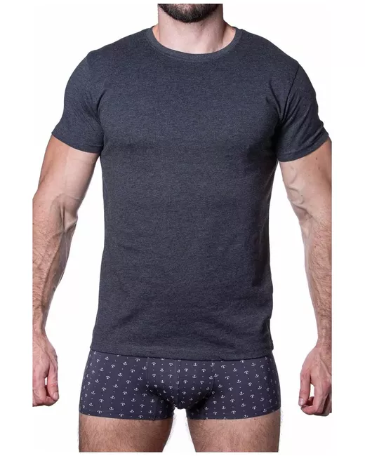 Sergio Dallini Хлопковая мужская футболка с круглым вырезом