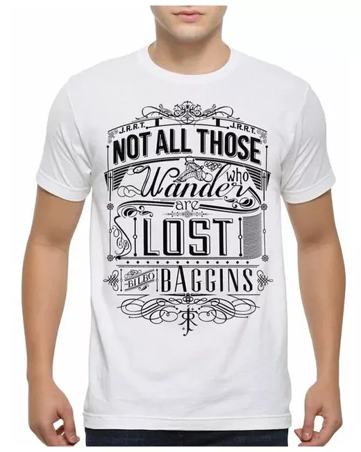 Dream Shirts Футболка Властелин Колец The Lord Of Rings Белая L