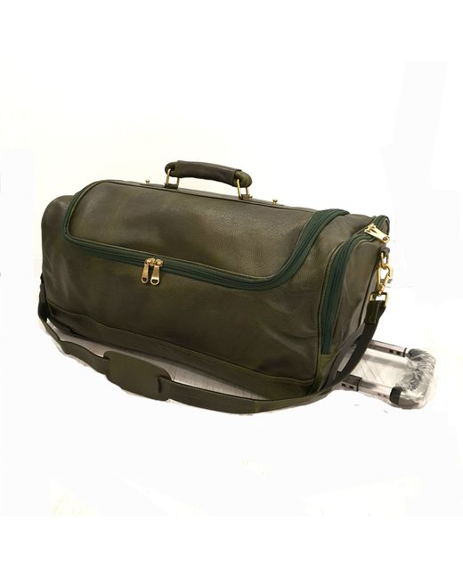 Black Buffalo Дорожная сумка унисекс Polo зеленая 57х27х25 см
