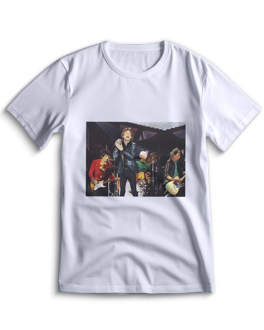 Top T-shirt Футболка The Rolling Stones 0066 белая S