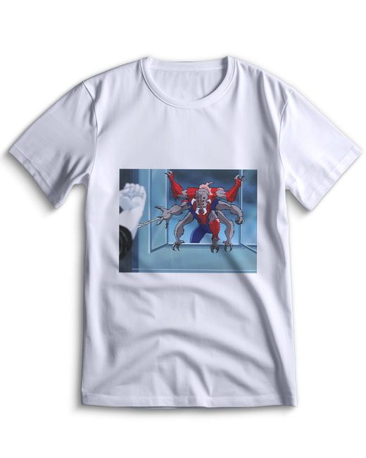 Top T-shirt Футболка человек паук 1994 Spider man Питер Паркер Паучок 0052 белая XL