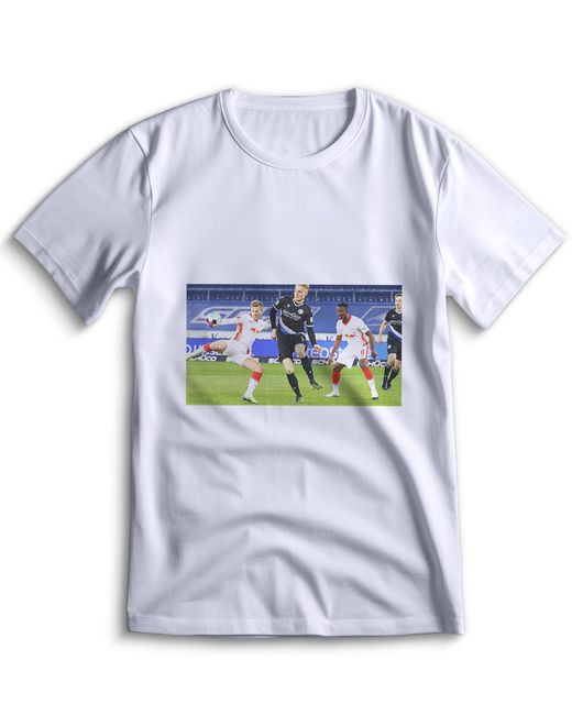 Top T-shirt Футболка RB Leipzig РБ Лейпциг 0032 белая XL