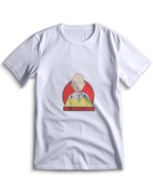 Top T-shirt Футболка Ванпанчмен 0064 белая S