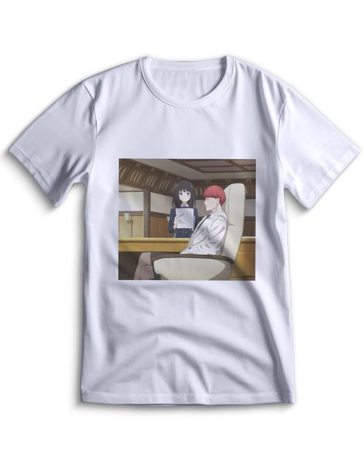 Top T-shirt Футболка Ликорис Рикоил 0020 белая XL