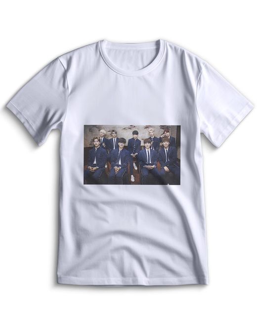 Top T-shirt Футболка SF9 k-pop 0062 белая L
