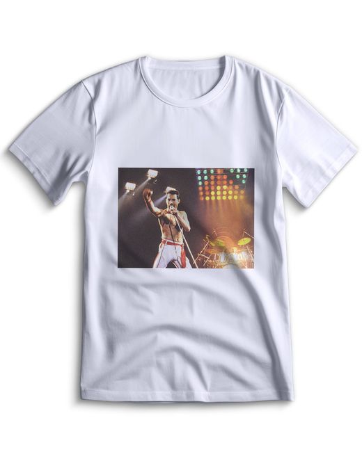 Top T-shirt Футболка Queen 0031 белая L