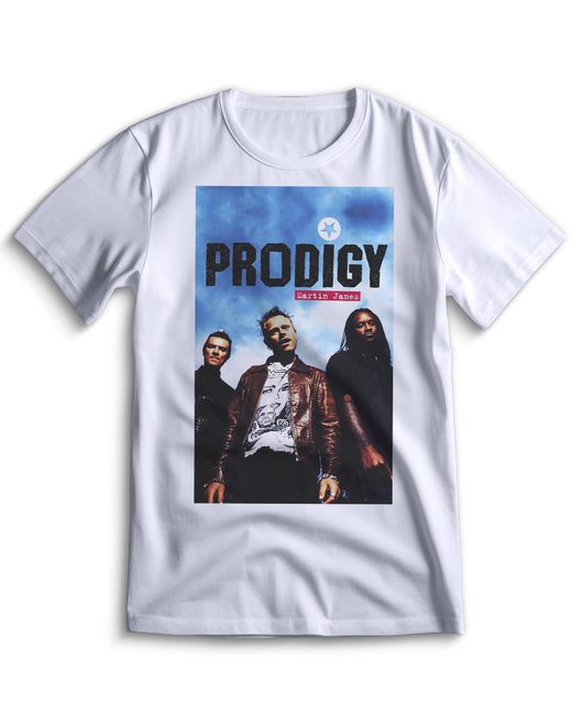 Top T-shirt Футболка Продиджи The Prodigy 0018 белая S