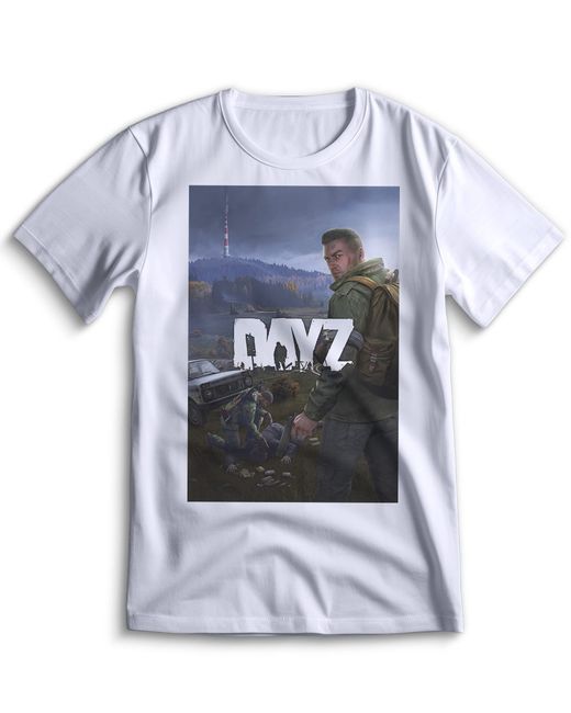 Top T-shirt Футболка Дэй-Зи DayZ 0082 белая M