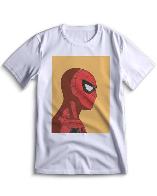 Top T-shirt Футболка Человек паук 0010 белая 3XS