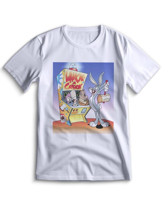 Top T-shirt Футболка Веселые Мелодии looney tunes 0033 белая XS