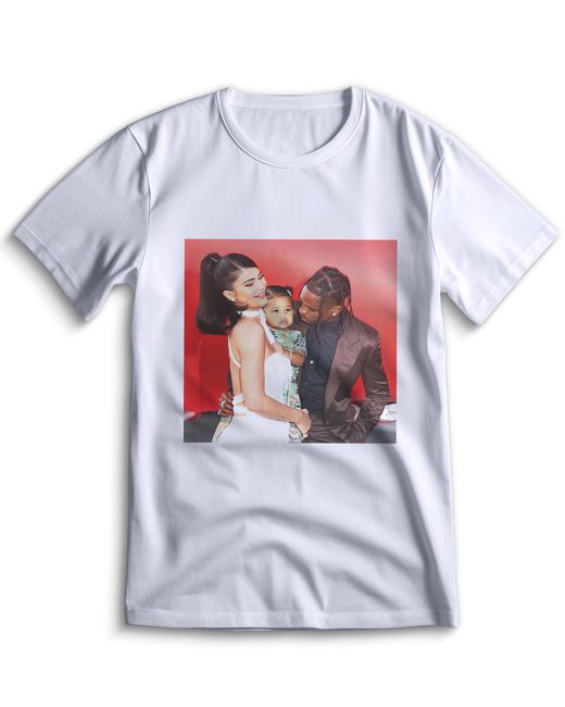 Top T-shirt Футболка Кайли Дженнер Kylie Jenner 0170 белая XL