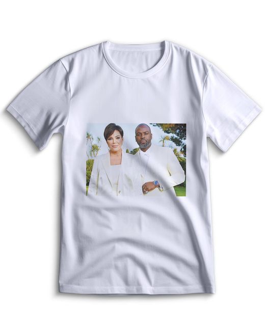 Top T-shirt Футболка Крисс Дженнер Kris Jenner 0014 белая XS