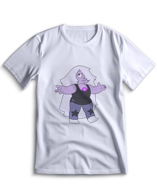 Top T-shirt Футболка Steven Universe Вселенная Стивена 0004 белая XS