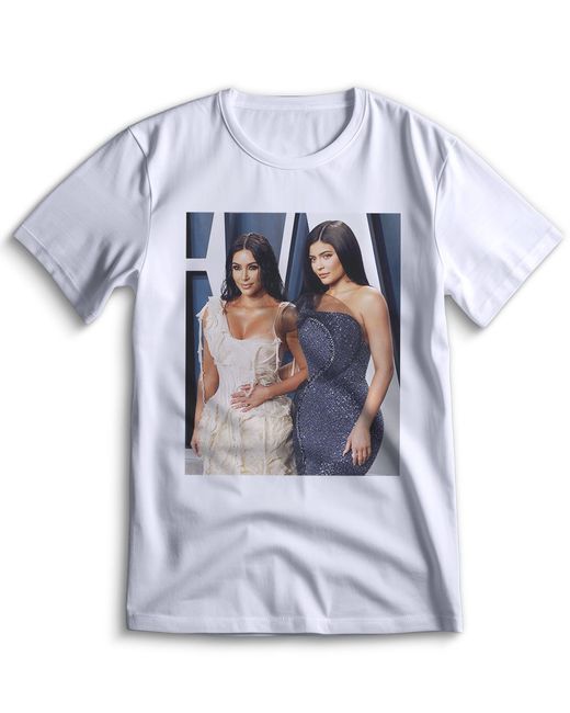 Top T-shirt Футболка Кайли Дженнер Kylie Jenner 0005 белая M