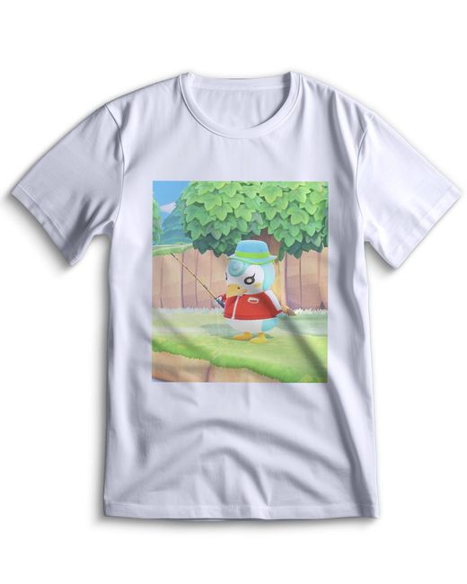 Top T-shirt Футболка Энимал Кроссинг Animal Crossing 0078 белая M