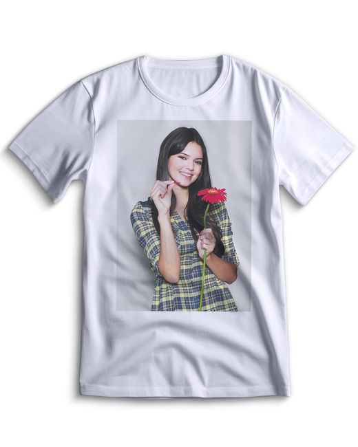 Top T-shirt Футболка Кендалл Дженнер Kendall Jenner 0198 белая M