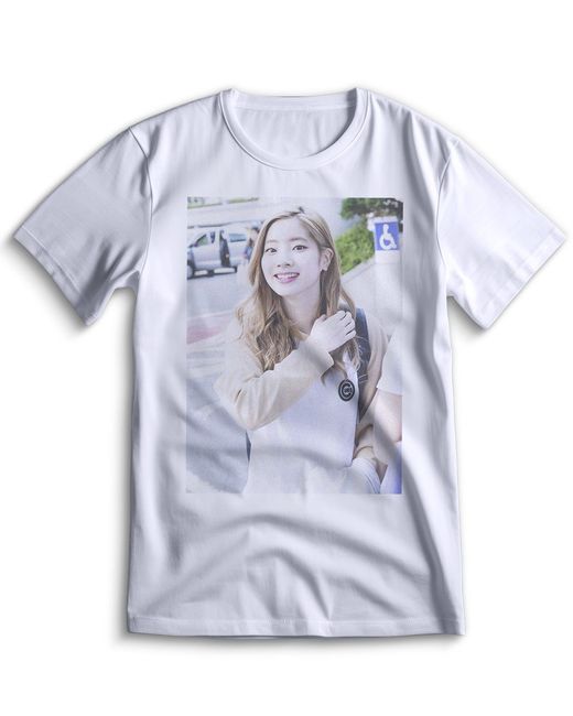 Top T-shirt Футболка Twice Твайс кейпоп k-pop 0071 белая XXS
