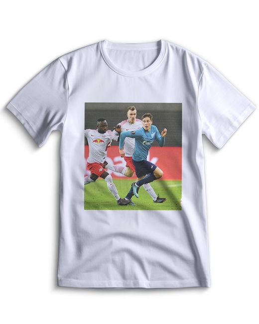 Top T-shirt Футболка RB Leipzig РБ Лейпциг 0026 белая 3XS