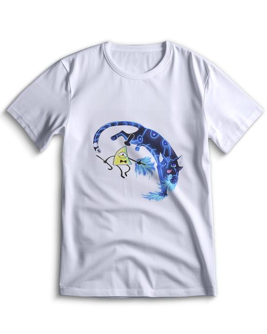 Top T-shirt Футболка Гравити фолс 0031 белая XXS