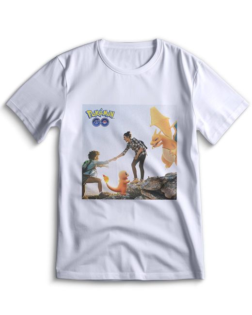 Top T-shirt Футболка Pokemon Go райчу бульбазавр свиртл чермандер 0048 3XS