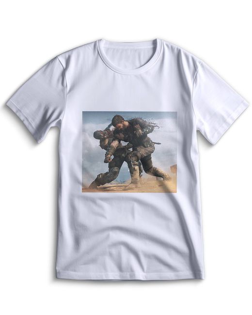 Top T-shirt Футболка Безумный Макс 0042 белая L