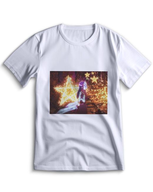 Top T-shirt Футболка Две звезды Онмёджи 0125 белая XL