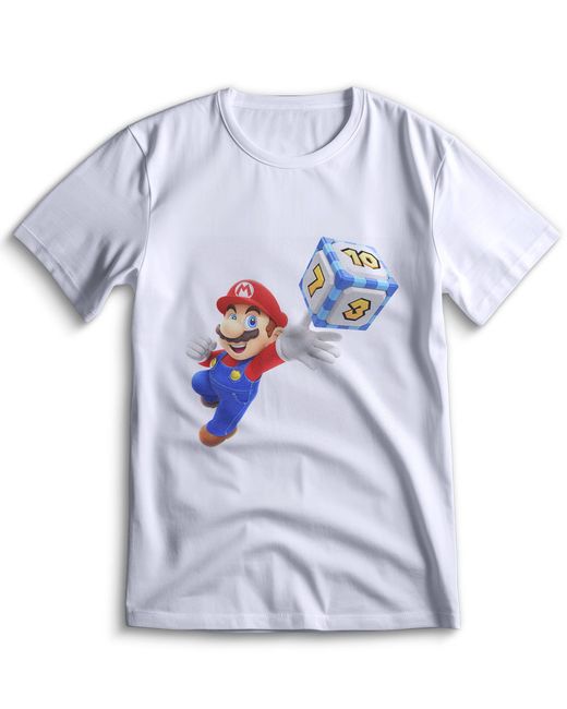 Top T-shirt Футболка Mario Марио Луиджи 0011