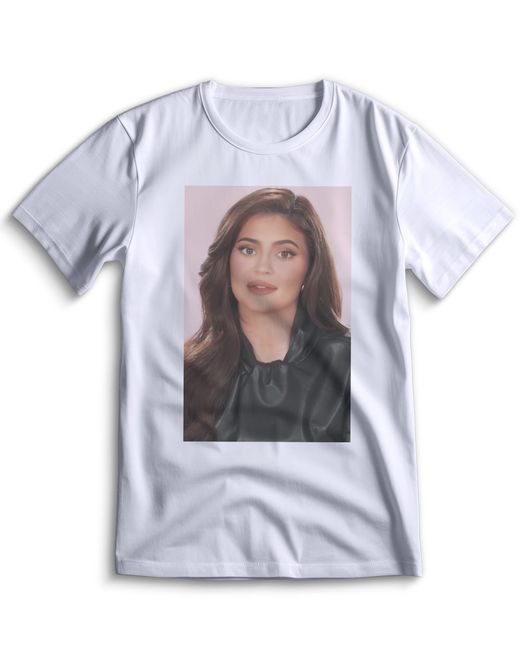 Top T-shirt Футболка Кайли Дженнер Kylie Jenner 0002 белая M