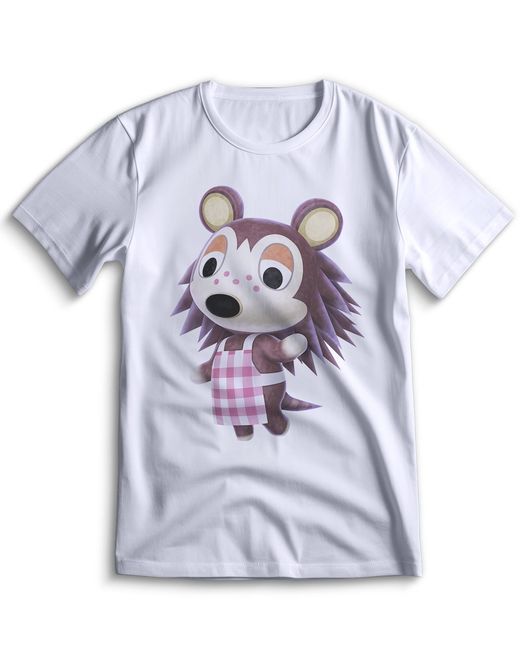 Top T-shirt Футболка Энимал Кроссинг Animal Crossing 0030 белая M