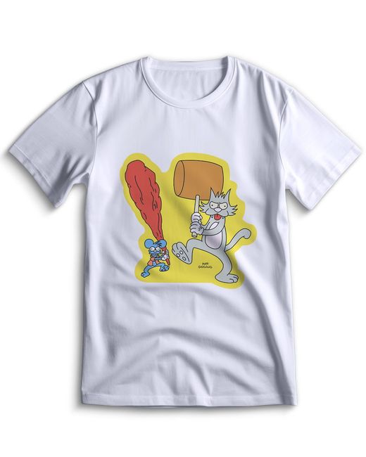 Top T-shirt Футболка Южный парк South Park 0002 белая M