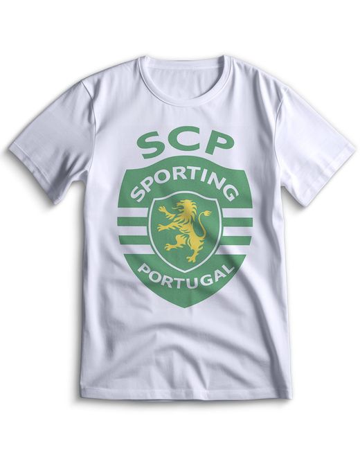 Top T-shirt Футболка Sporting Спортинг 0002 белая S