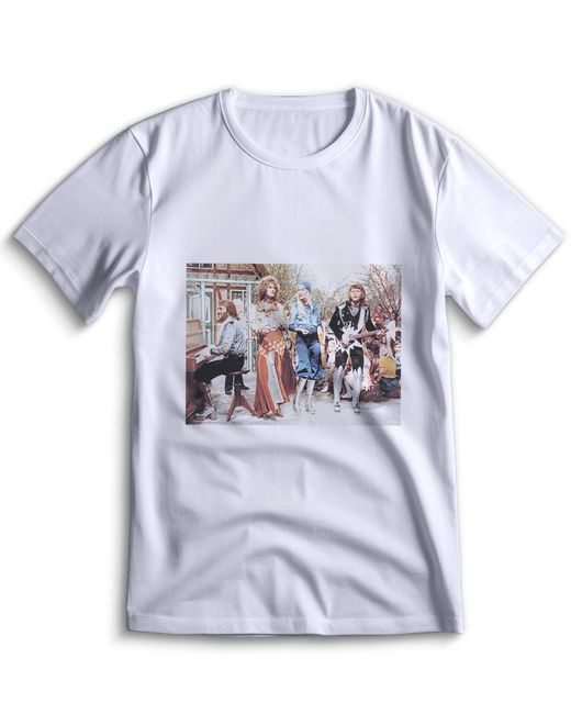 Top T-shirt Футболка АББА ABBA 0031 белая XXS