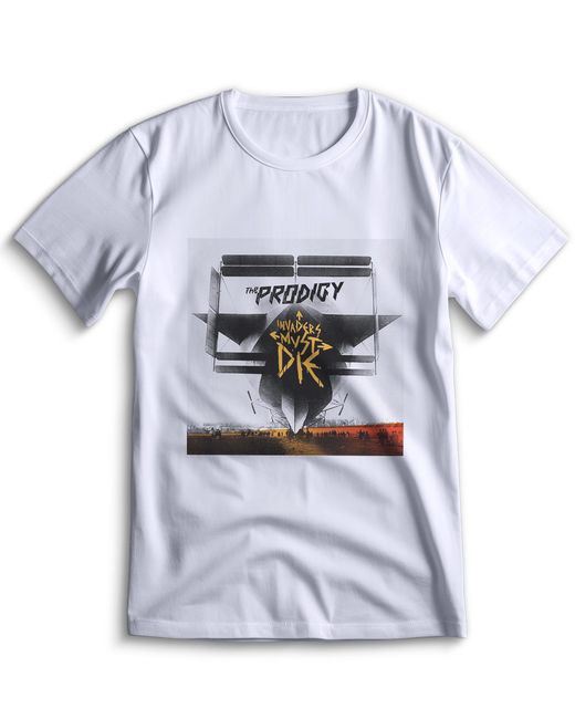Top T-shirt Футболка Продиджи The Prodigy 0069 белая XL