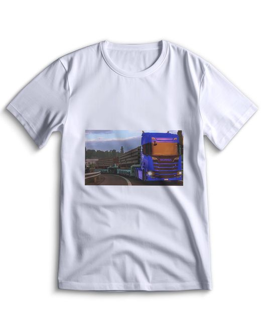 Top T-shirt Футболка Евро Трек Симулятор Euro Truck Simulator 0162