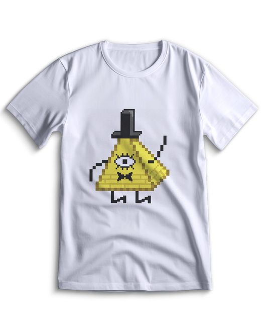 Top T-shirt Футболка Гравити фолс 0039 белая XL