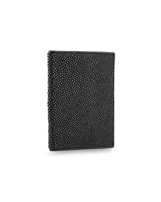 Exotic Leather Обложка для паспорта унисекс черная