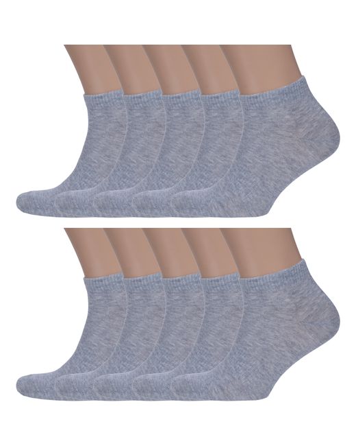 RuSocks Комплект носков мужских 10-М3-23352 серых 10 пар
