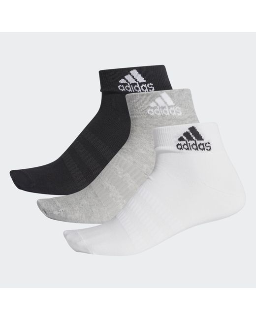 Adidas Комплект носков унисекс LIGHT ANK 3PP MH серых