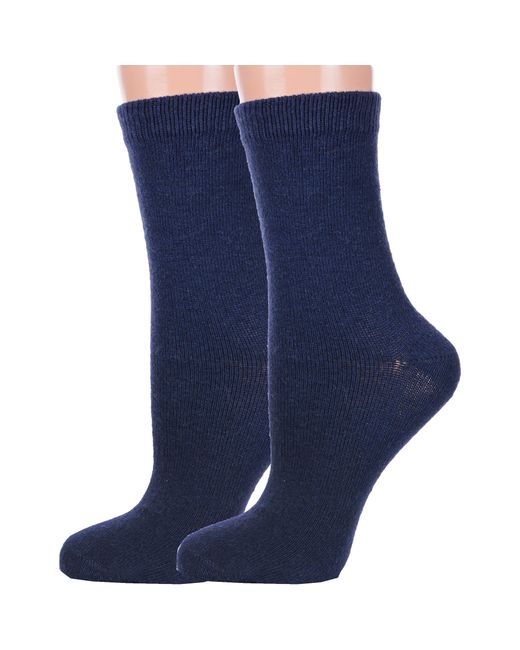 Hobby Line Комплект носков женских 2-Нжа6199 синих 2 пары